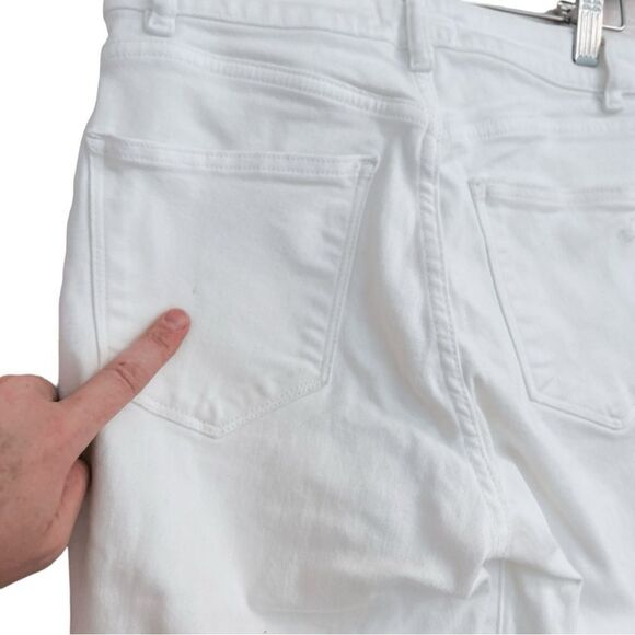 DL1961 Farrow High-Rise Skinny White Jean in Porcelain, Size 26 - Picture 8 of 11